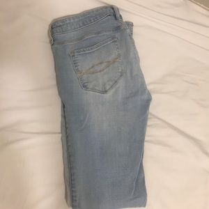 Abercrombie light wash jeans